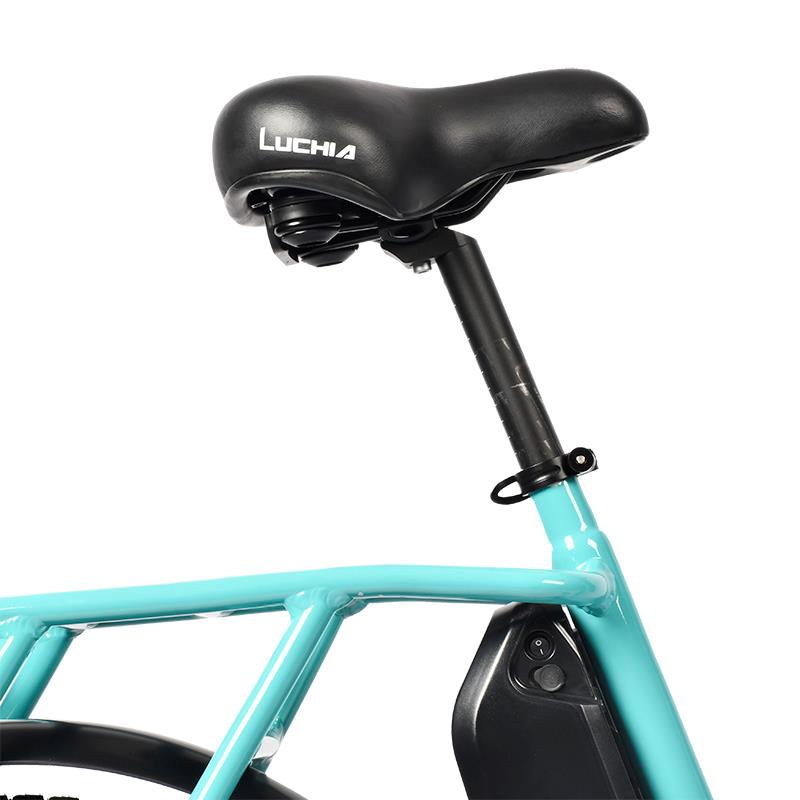 Fat ebike eléctrica tauro blanca 20" con frenos de disco