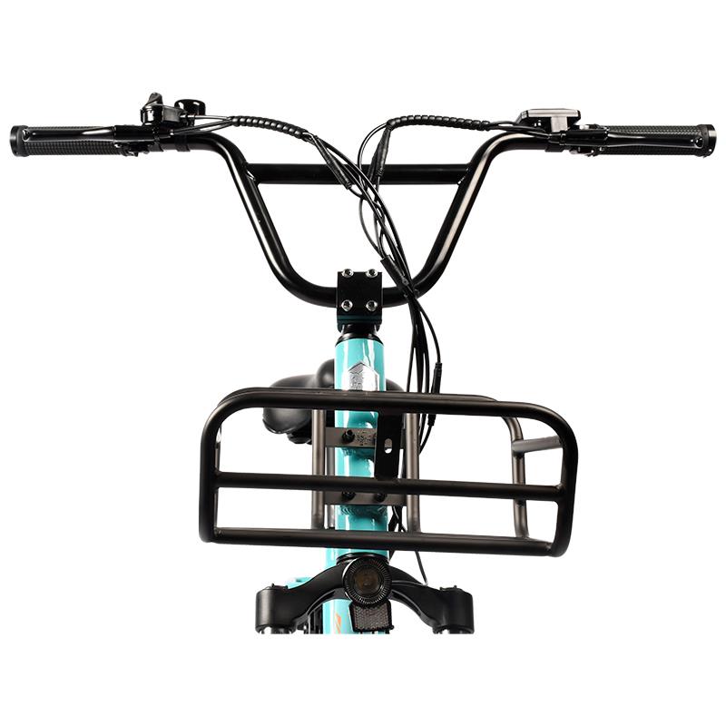 Fat ebike eléctrica tauro blanca 20" con frenos de disco