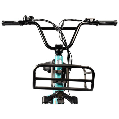 Fat ebike eléctrica tauro blanca 20" con frenos de disco