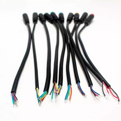 Conector waterproof 8mm 3 pin - 5F