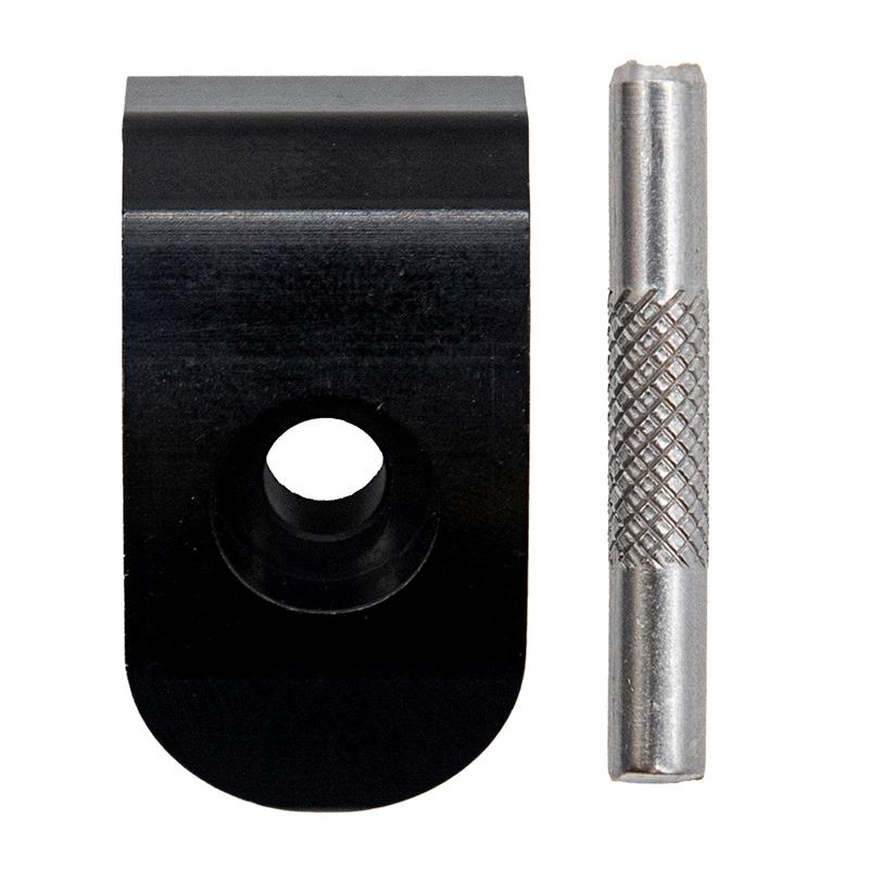 Uña de aluminio negra con pasador 5mm para Xiaomi