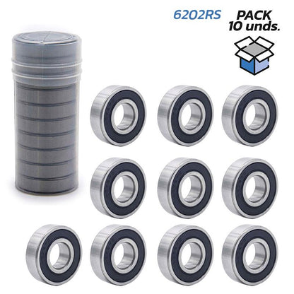 Rodamiento de bolas 6202RS - 10 uds