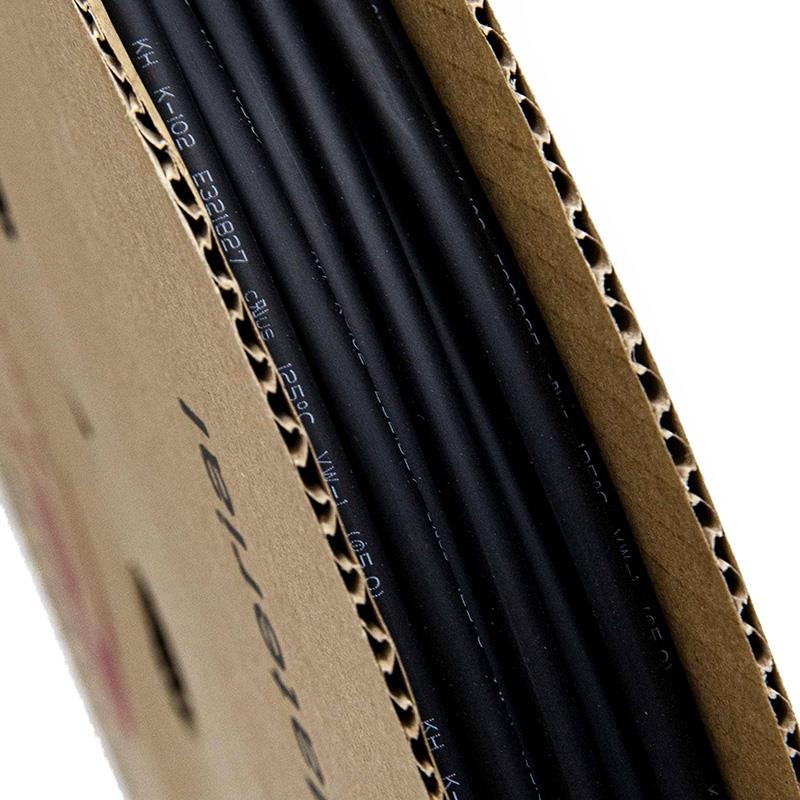 Termorretráctil negro para cable - 5mm x 100M