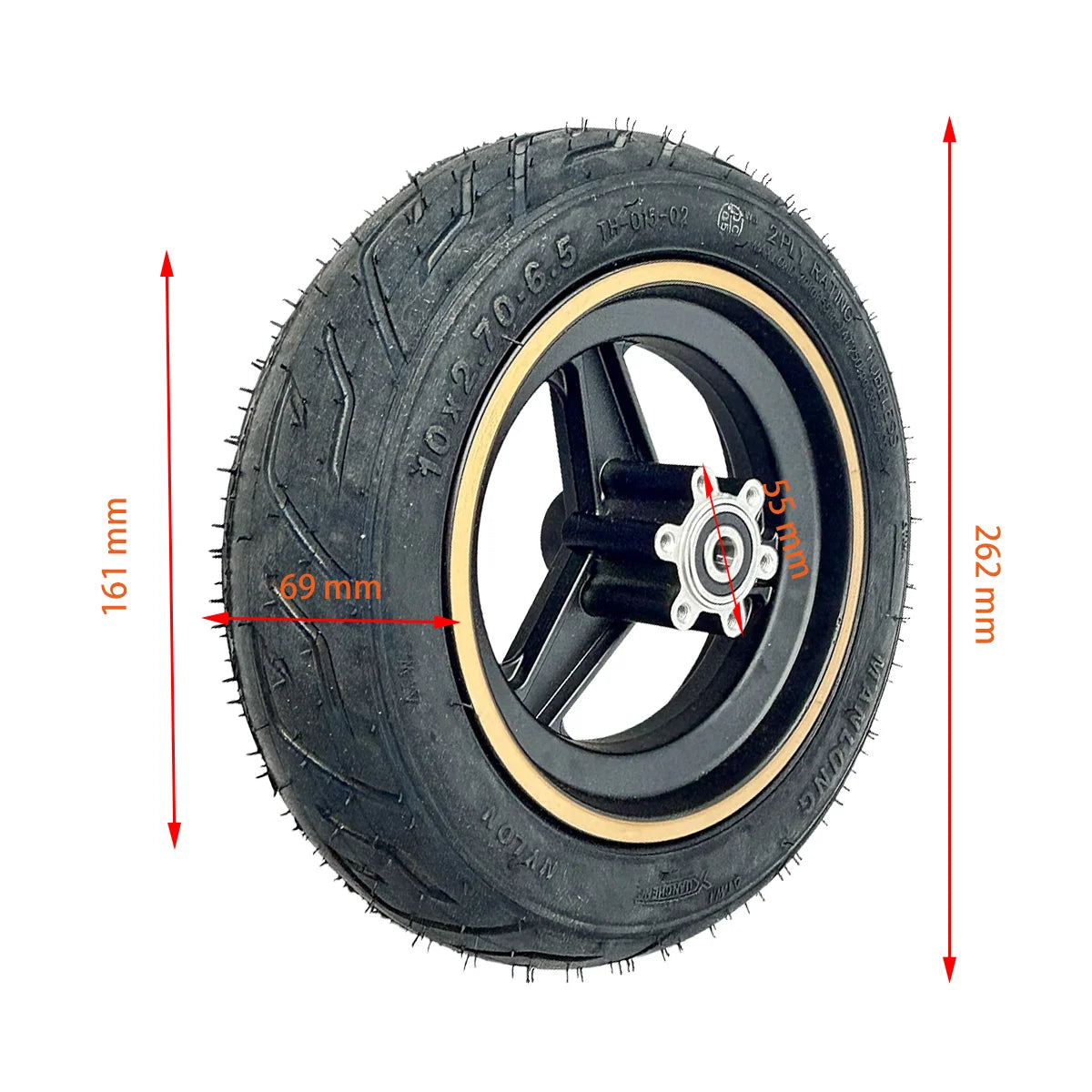 Llanta delantera Smartgyro Amarillo (Neumático incluido)