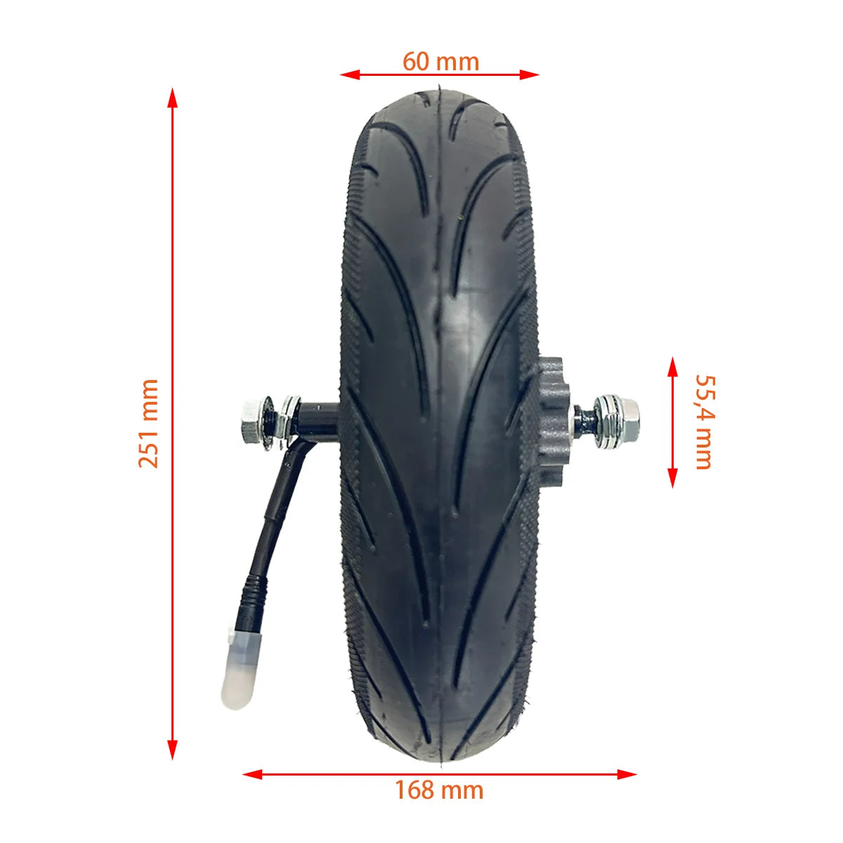 Rueda motor Smartgyro K2 60/70-6.5