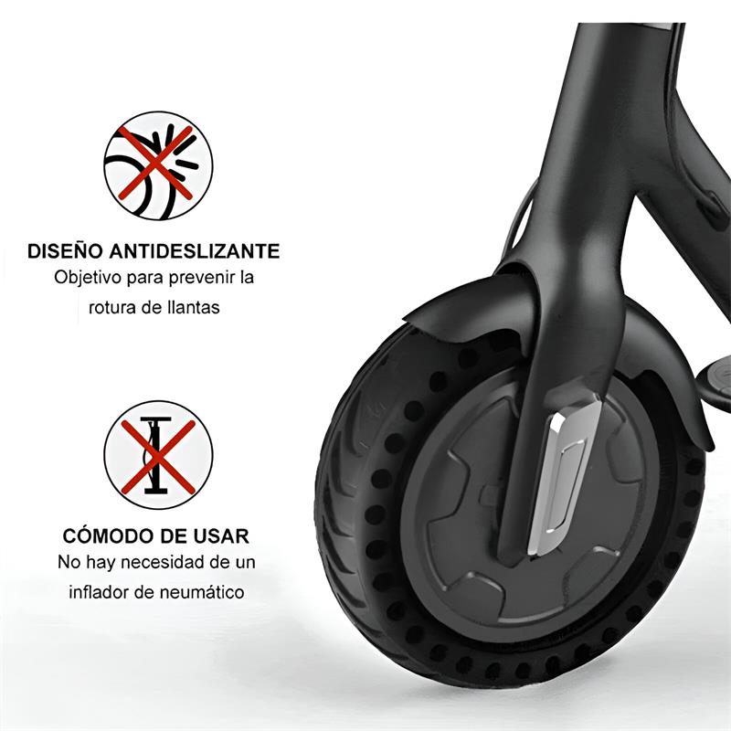 Rueda maciza perforada 8,5x2-6,1/B34 - [Nedong]
