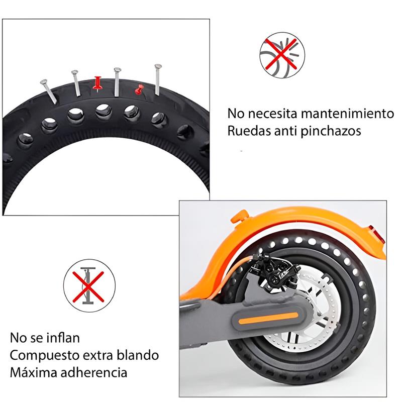 Rueda maciza perforada 8,5x2-6,1/B34 - [Nedong]