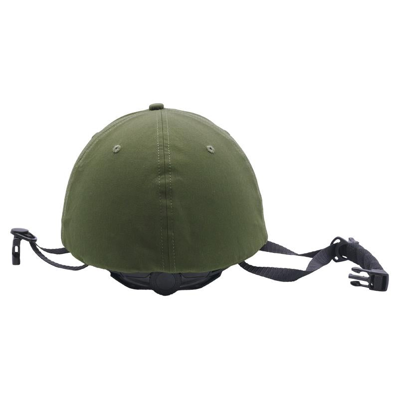 Casco con gorra CP01 verde talla única