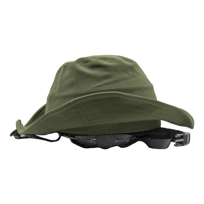 Casco con sombrero CP01 verde talla única