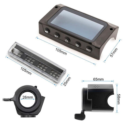 Carcasa display con acelerador y freno para Kugoo