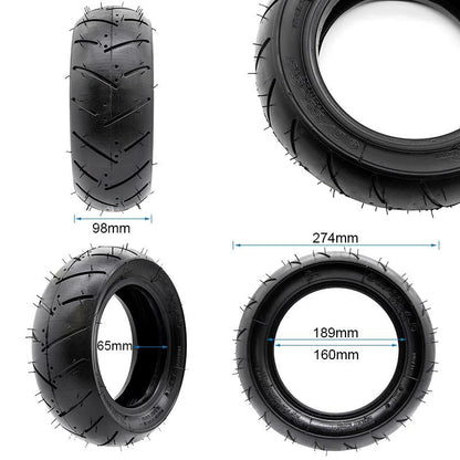 Rueda Cubierta 90/65-6,5 Tubeless - 10 unidades