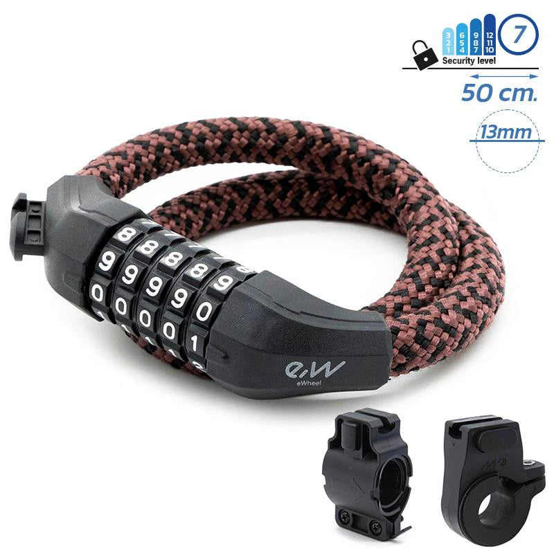 Candado de contraseña funda nylon EWLK025