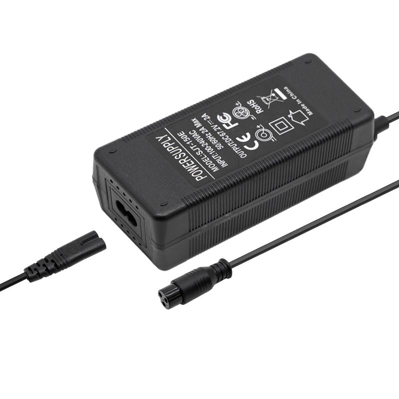 Cargador 60v (salida 67,2v) 2A conector GX16