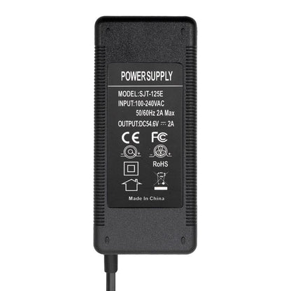 Cargador 48v (salida 54,6v) 2A conector DC 5,5x2,5mm