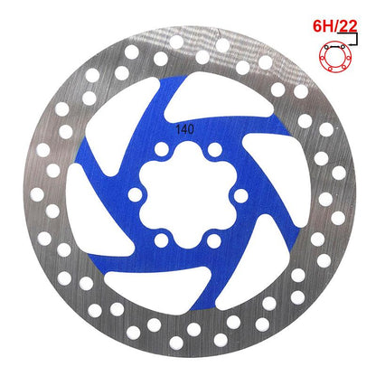 Disco de freno 140mm 6H azul