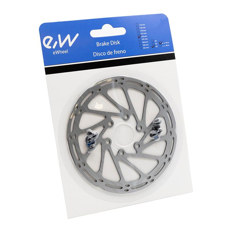 Disco de freno EWD002 140mm 6H plata