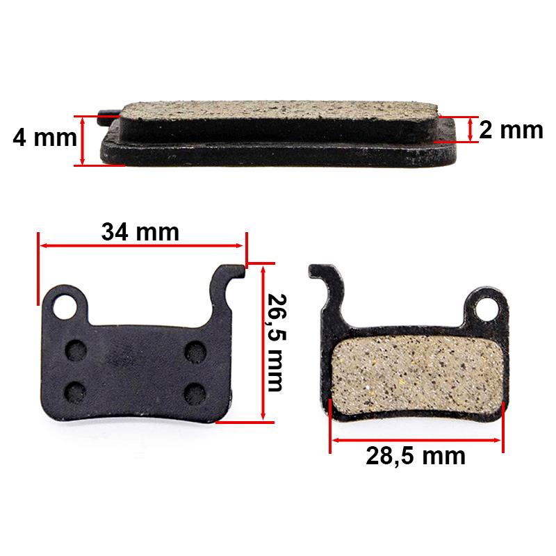 RS001-R pastilla resina para pinza xtech - 20 juegos
