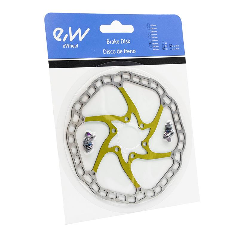 Disco de freno EWD001 140mm 6H amarillo