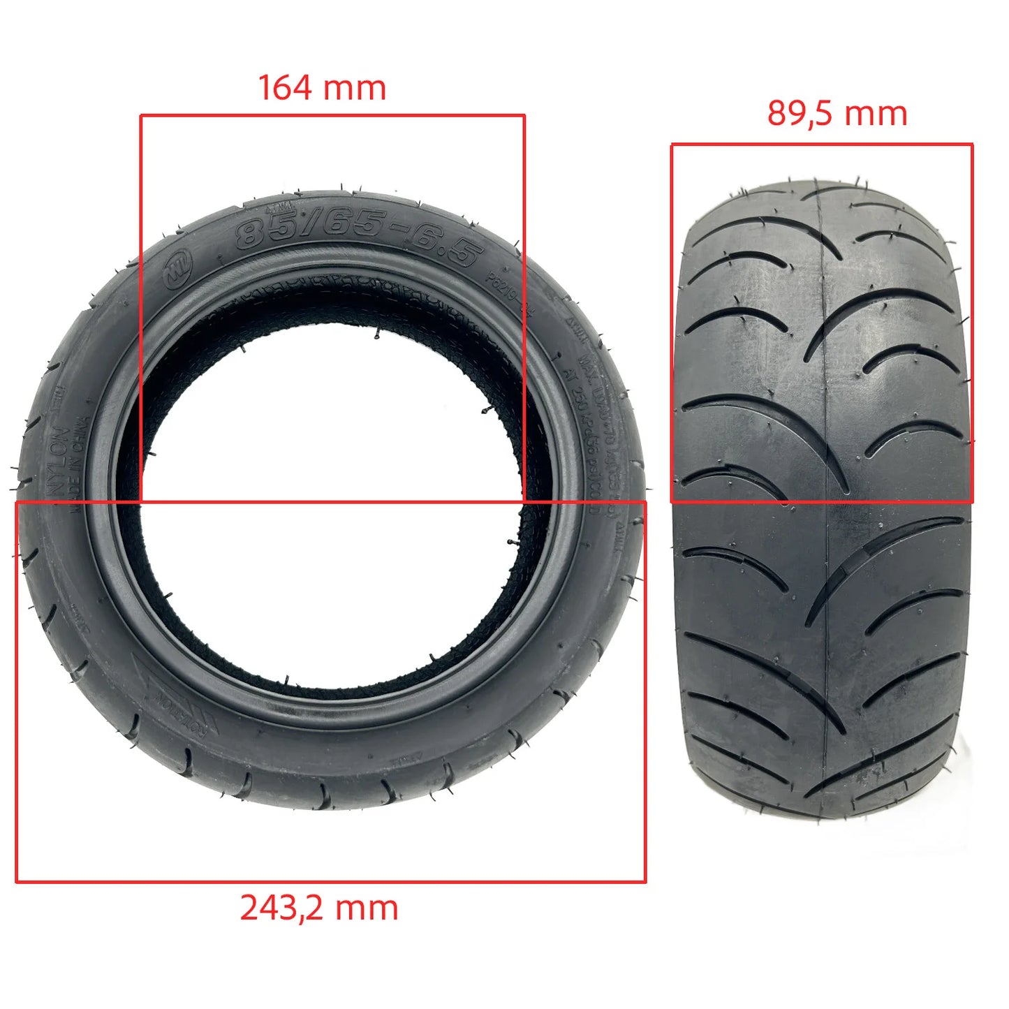 Neumático 85/65-6,5 Tubeless