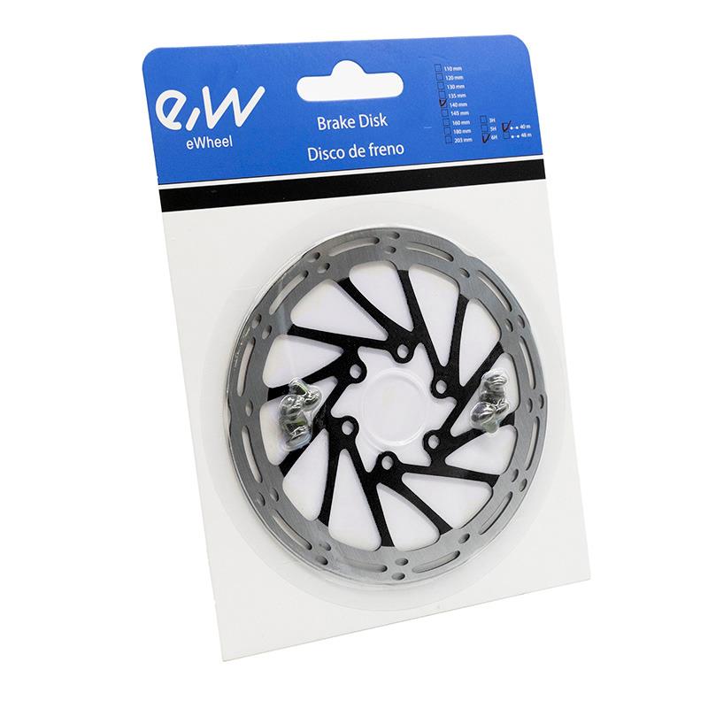Disco de freno EWD002 140mm 6H negro