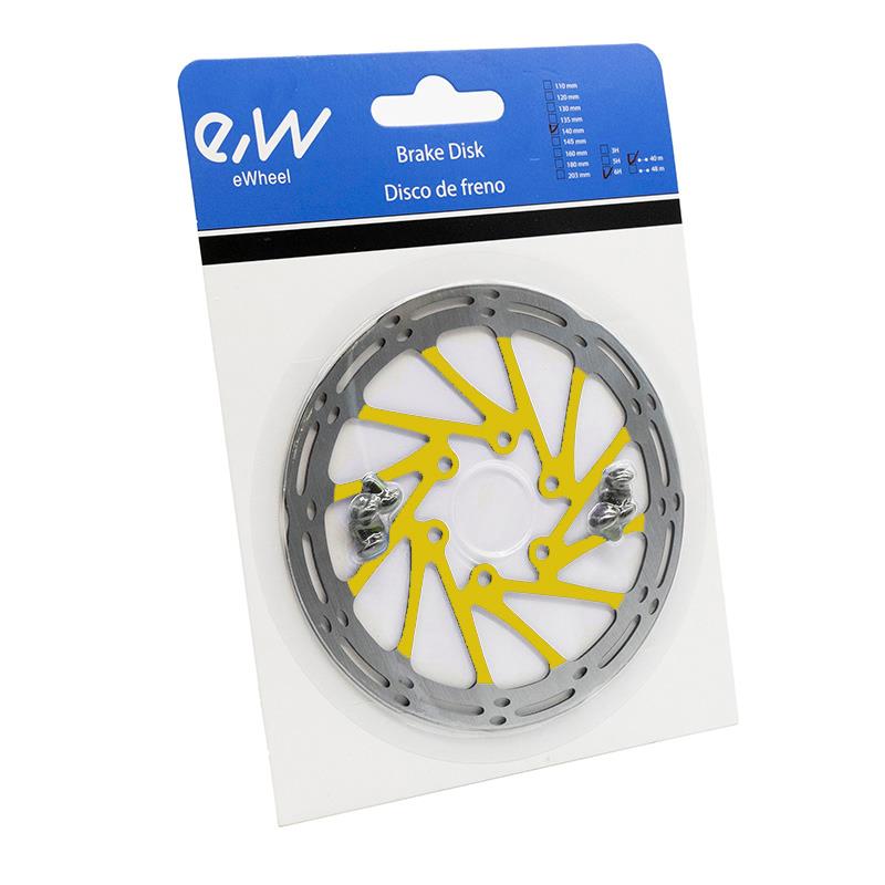 Disco de freno EWD002 140mm 6H amarillo