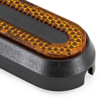 Catadióptrico negro con reflector amarillo para Xiaomi pack de 10
