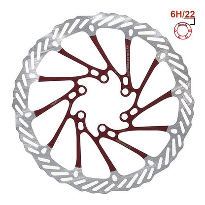 Disco de freno G3 160mm 6H rojo