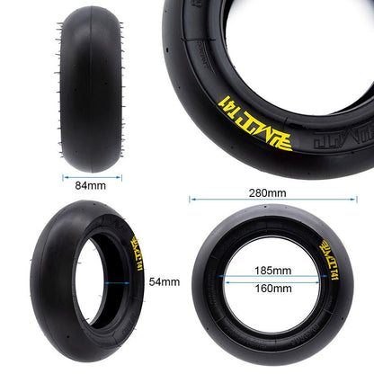 Neumático tubeless radial soft T41 Slick 80/50-6,5 [PMT]