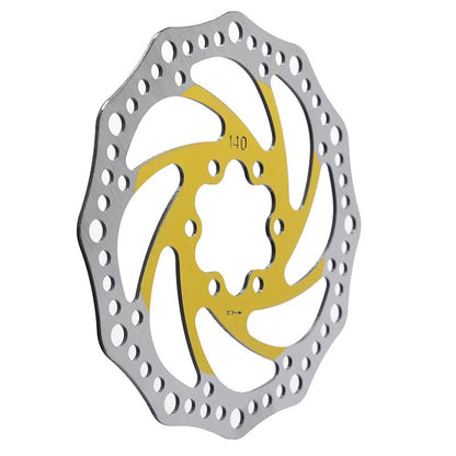 Disco de freno R6.1 140mm 6H amarillo
