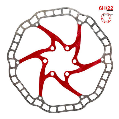 Disco de freno EWD001 140mm 6H rojo