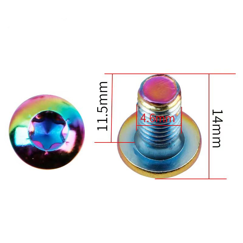 Tornillos de disco rojo (Pack 12 unidades) Pack 12 uds