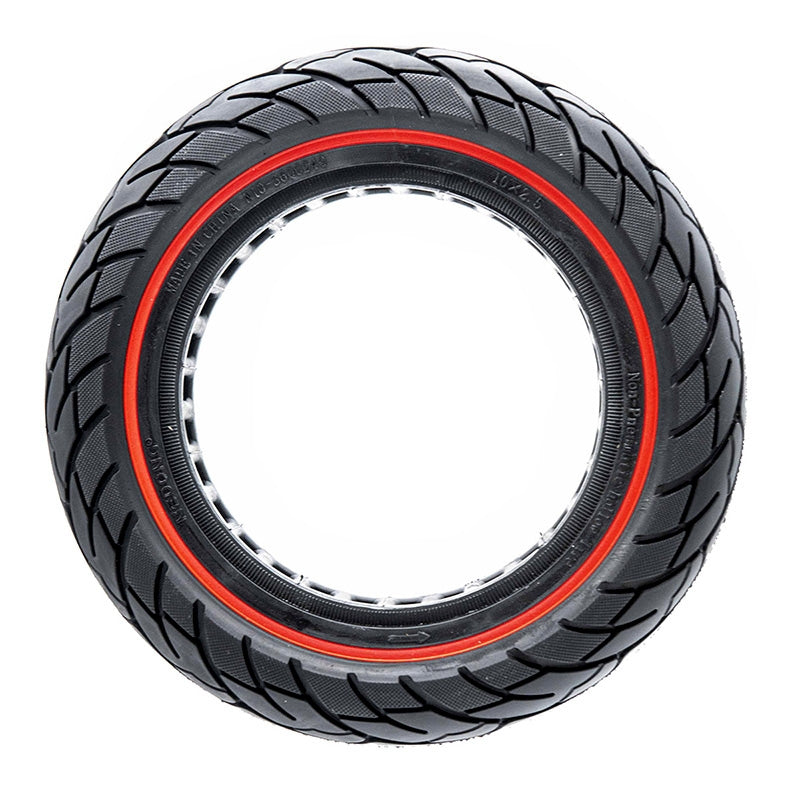 Rueda maciza ultraligera 10x2,5-6,1/B34 - línea roja [Nedong]