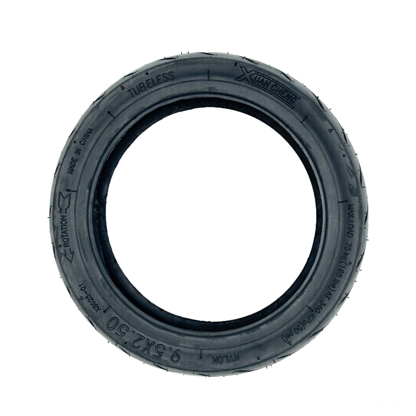 Neumático 9,5x2,50 Tubeless (Con gel antipinchazos) - Compatible con Xiaomi