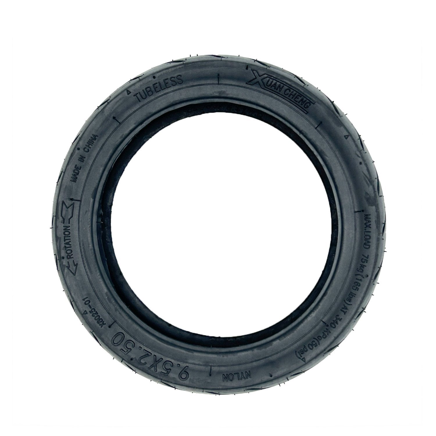 Neumático 9,5x2,50 Tubeless (Con gel antipinchazos) - Compatible con Xiaomi