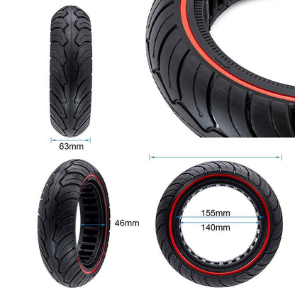 Rueda maciza ultraligera 9,5x2,5 roja para NIU [Ewheel]