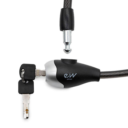 Candado de llave EWLK016 negro