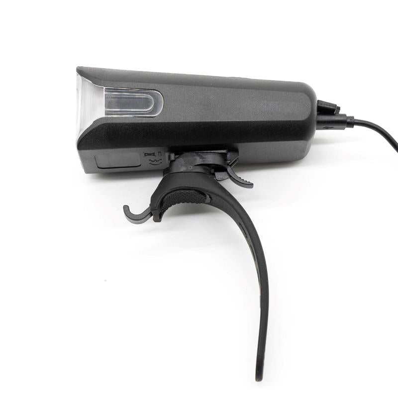 Luz led frontal recargable EWL011 con display de velocidad,temperatura,hora y Km