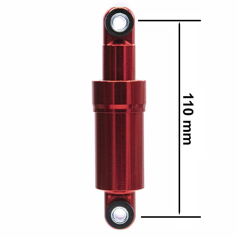 Amortiguador trasero rojo 110mm - 2 uds