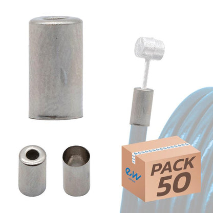 Terminal camisa cable freno - 50uds