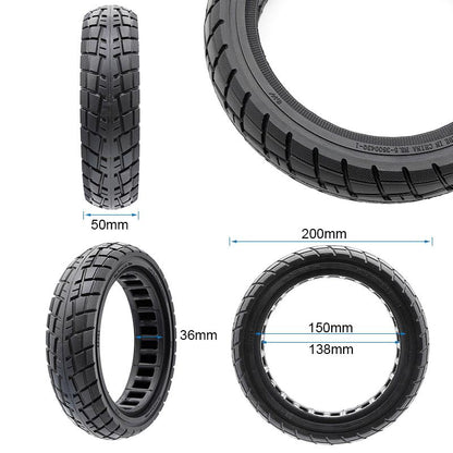 Rueda maciza ultraligera 8,5x2-6,1/B34 offroad linea negra [Ewheel]