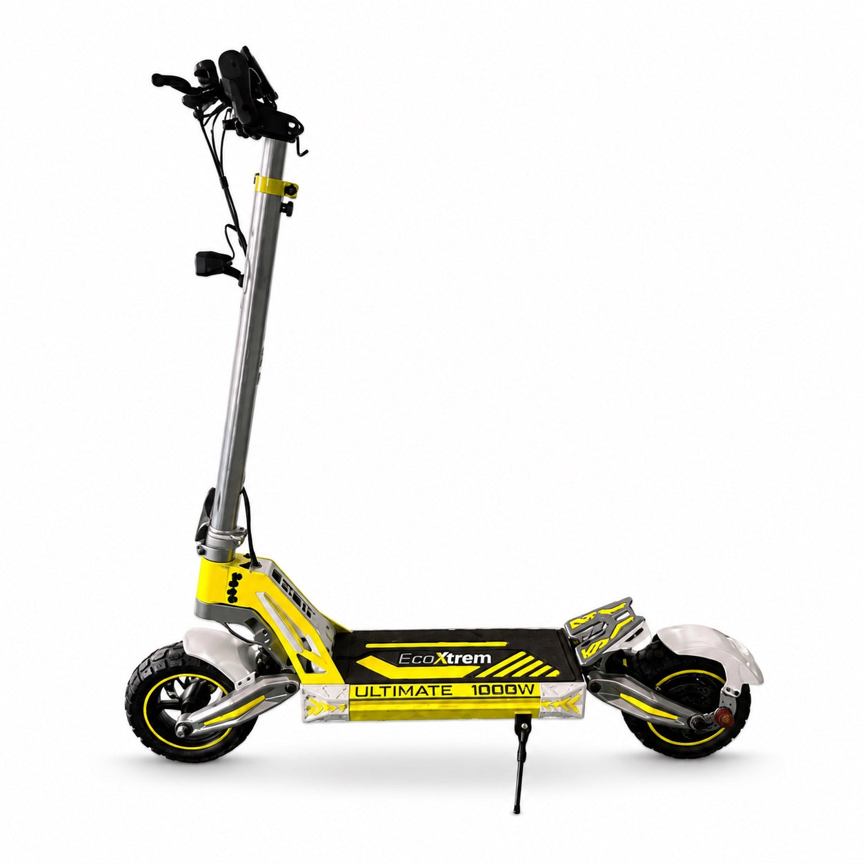 Patinete Ecoxtrem M41 Tank DGT 2026 - Plata Blanco y Amarillo