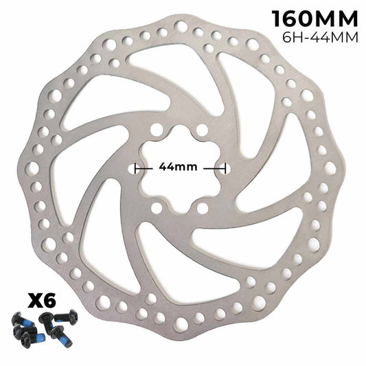 Disco de freno 140mm - Dentado (6H -44MM) - 10 unidades