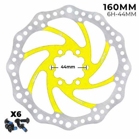 Disco de freno 160mm - Dentado (6H -44MM)