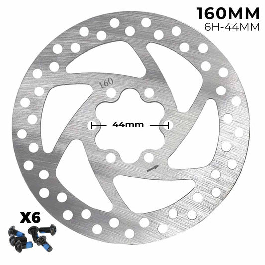 Disco de freno 140mm Smartgyro y similares - Redondo (6H -44MM) - 10 unidades