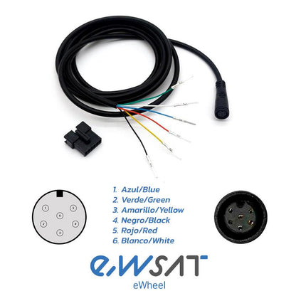 Cable bus display/controladora Waterproof 8mm a SM - 1/1 1,8M