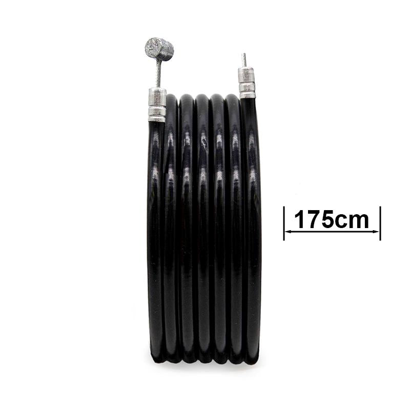 Camisa y cable de freno negro 1,75m