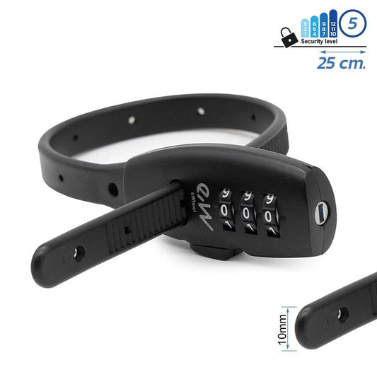 Candado de brida EWLK027 negro