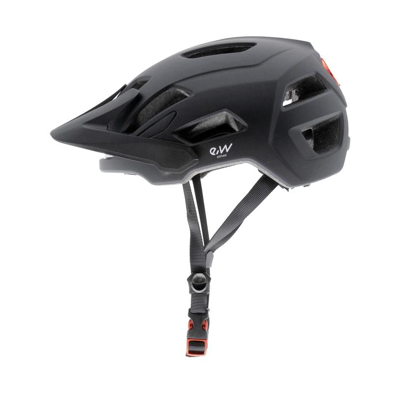 Casco con luz CP04 negro M