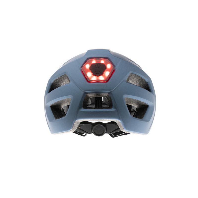 Casco con luz CP04 azul M