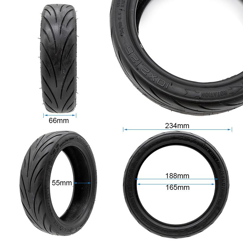 Neumático tubeless 10x2,125-6,6 | 55/80-6,6
